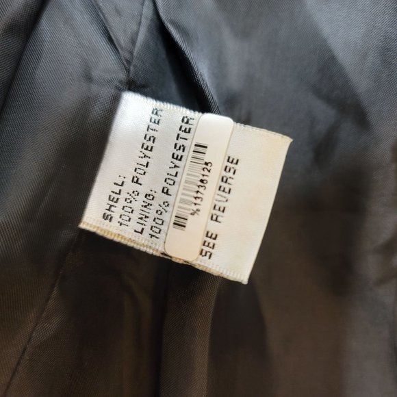 Promise New York vintage black witchy sparkle rhinestone rocker blazer jacket 20 - Picture 6 of 14